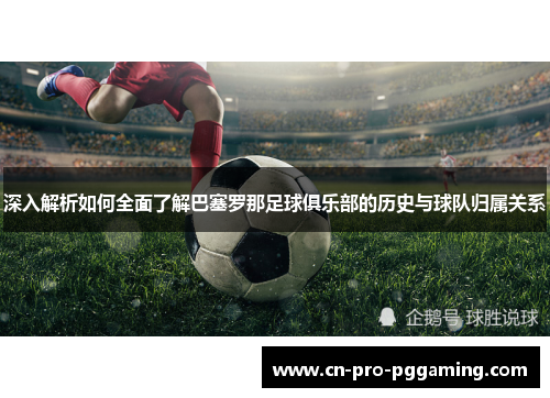 深入解析如何全面了解巴塞罗那足球俱乐部的历史与球队归属关系